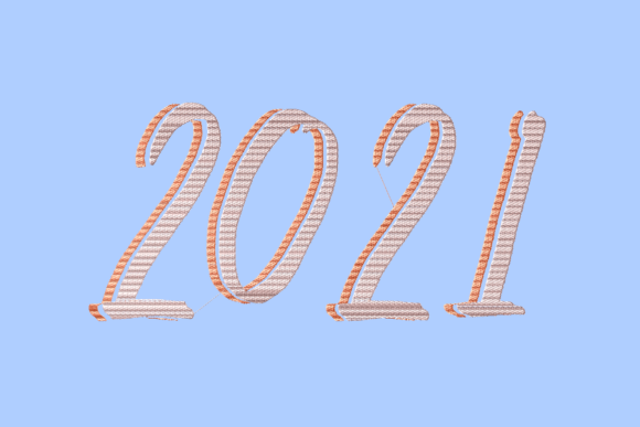 2021 Letter Shadowed