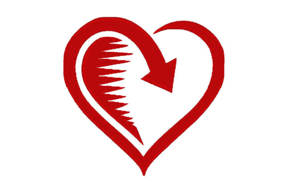 Broken Heart: A Thoughtful Embroidery Design for Meaningful Gifts