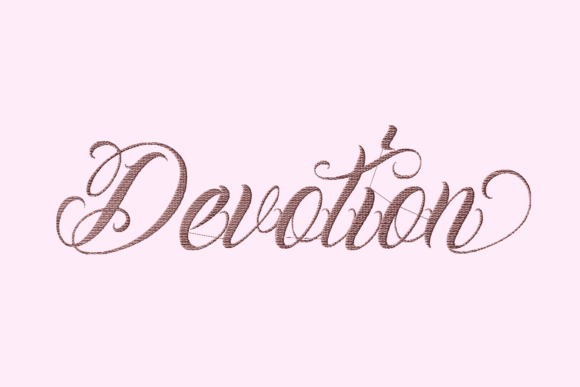 Devotion Lettering: A Seasonal Embroidery Review