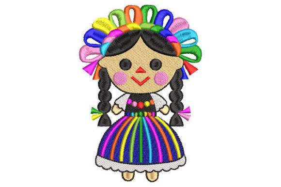 Doll with Flower Crown