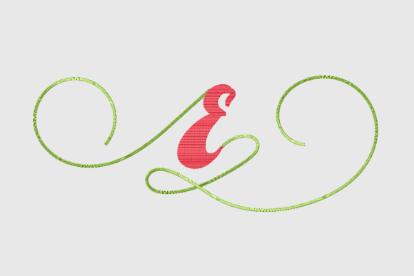 E Font Monogram Winter