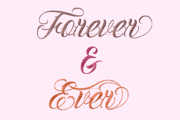 Forever and Ever Lettering