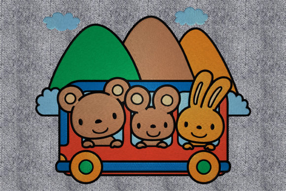 Happy Animals Wagon