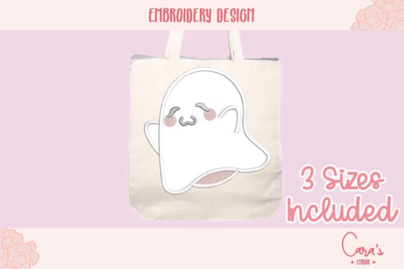Happy Ghost Applique