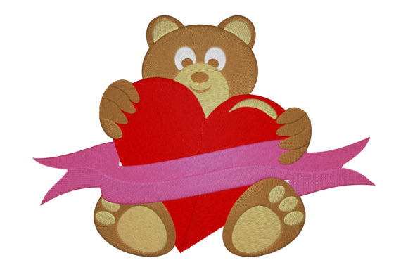 Love Bear: A Thoughtful Embroidery Design for Meaningful Gifts