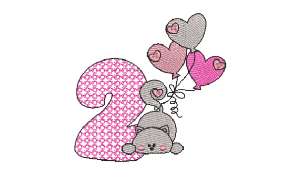 Number 2 Cat Sketch