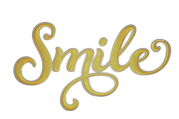 Smile Logo: A Warm, Versatile Embroidery Design Worth Your Time