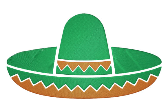 Sombrero Hat: A Festive Embroidery Design for Holiday Collections