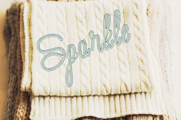 Sparkle Lettering: A Business-Ready Embroidery Design
