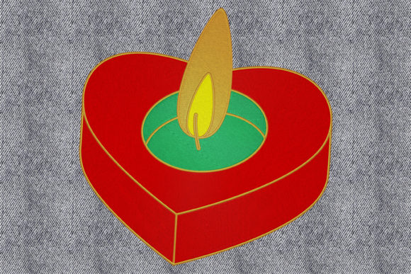 Valentine Candle Embroidery Design Review