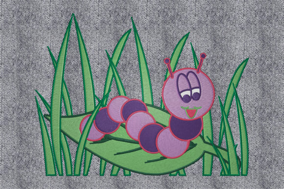 Worm on a Leaf